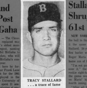 Tracy Stallard, 2Oc1961